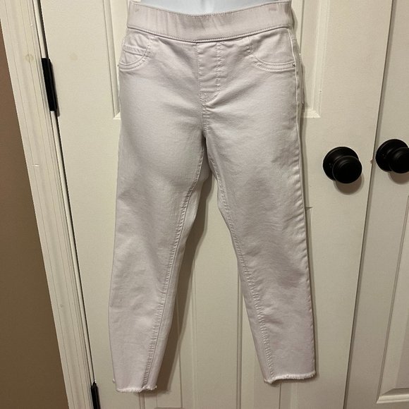 NWOT Justice white cropped  jeggings size 12 - Picture 1 of 6